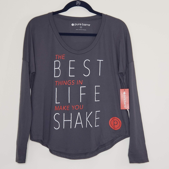 Pure Barre Tops - NWT Pure Barre The Best Things in Life top
